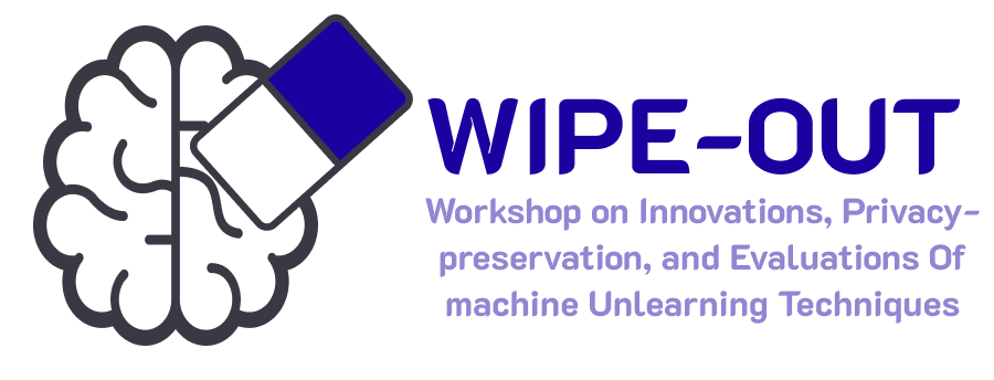 Workshop on Innovations, Privacy-preservation, and Evaluations Of machine Unlearning Techniques (WIPE-OUT 2025)